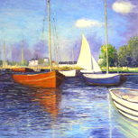 Red Boats at Argenteuil - Claude Monet - part 4